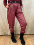 Belted PU Leather Magic Trousers